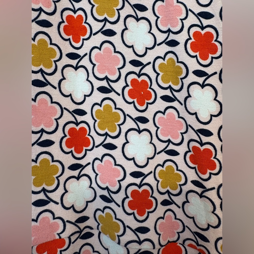 Boden Floral V Neck Viscose Wrap Dress - Picture 6 of 6